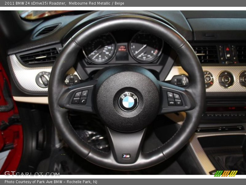 Melbourne Red Metallic / Beige 2011 BMW Z4 sDrive35i Roadster