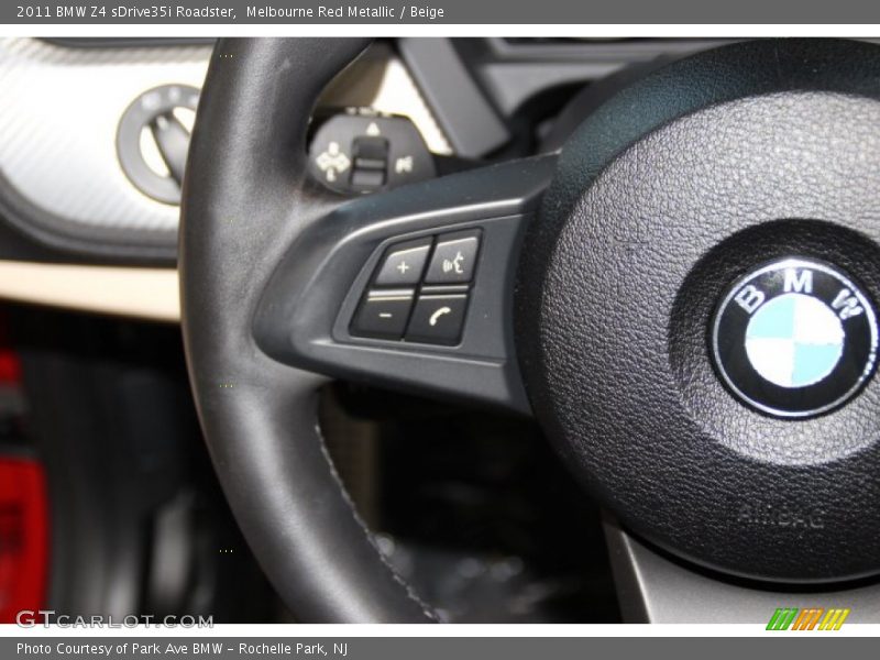 Melbourne Red Metallic / Beige 2011 BMW Z4 sDrive35i Roadster