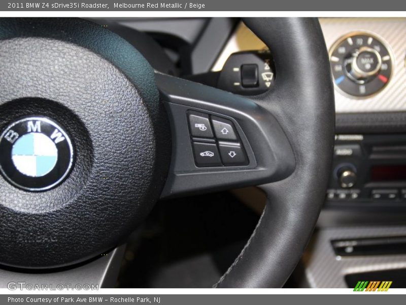 Melbourne Red Metallic / Beige 2011 BMW Z4 sDrive35i Roadster
