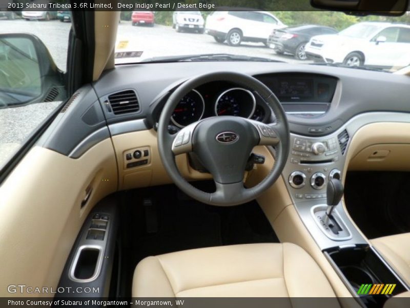Deep Indigo Pearl / Desert Beige 2013 Subaru Tribeca 3.6R Limited