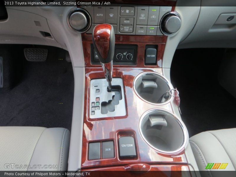 Sizzling Crimson Mica / Ash 2013 Toyota Highlander Limited