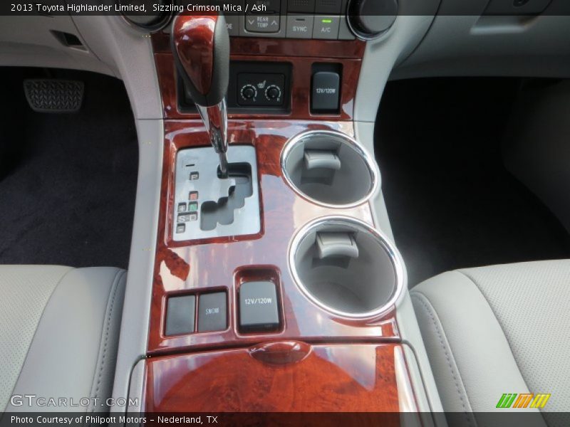 Sizzling Crimson Mica / Ash 2013 Toyota Highlander Limited