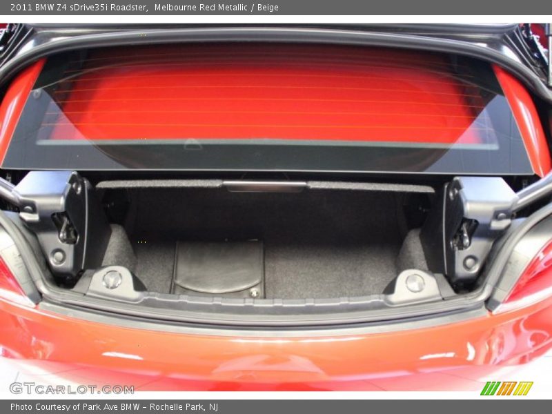 Melbourne Red Metallic / Beige 2011 BMW Z4 sDrive35i Roadster