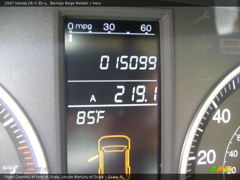 Borrego Beige Metallic / Ivory 2007 Honda CR-V EX-L