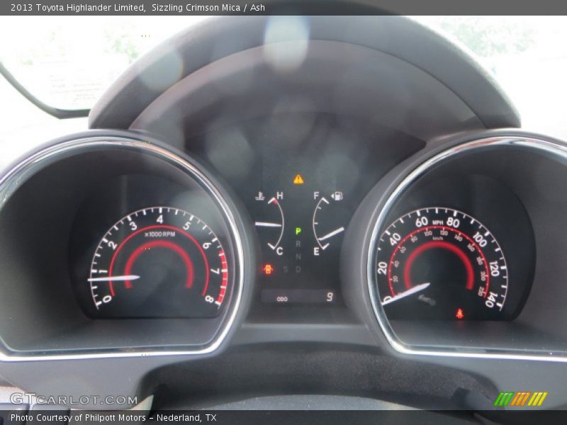 Sizzling Crimson Mica / Ash 2013 Toyota Highlander Limited