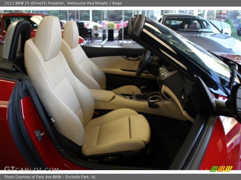 Melbourne Red Metallic / Beige 2011 BMW Z4 sDrive35i Roadster