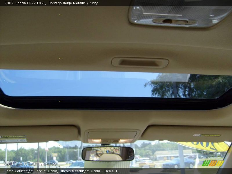 Borrego Beige Metallic / Ivory 2007 Honda CR-V EX-L