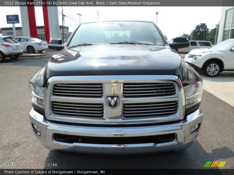 Black / Dark Slate/Medium Graystone 2012 Dodge Ram 2500 HD Big Horn Crew Cab 4x4