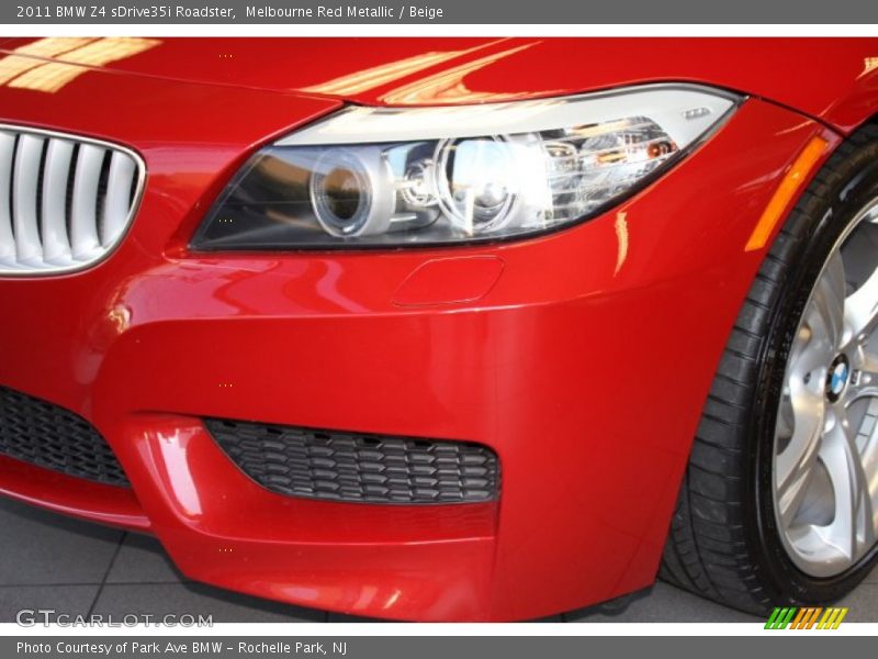 Melbourne Red Metallic / Beige 2011 BMW Z4 sDrive35i Roadster