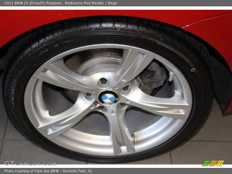 Melbourne Red Metallic / Beige 2011 BMW Z4 sDrive35i Roadster