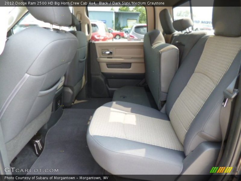 Black / Dark Slate/Medium Graystone 2012 Dodge Ram 2500 HD Big Horn Crew Cab 4x4