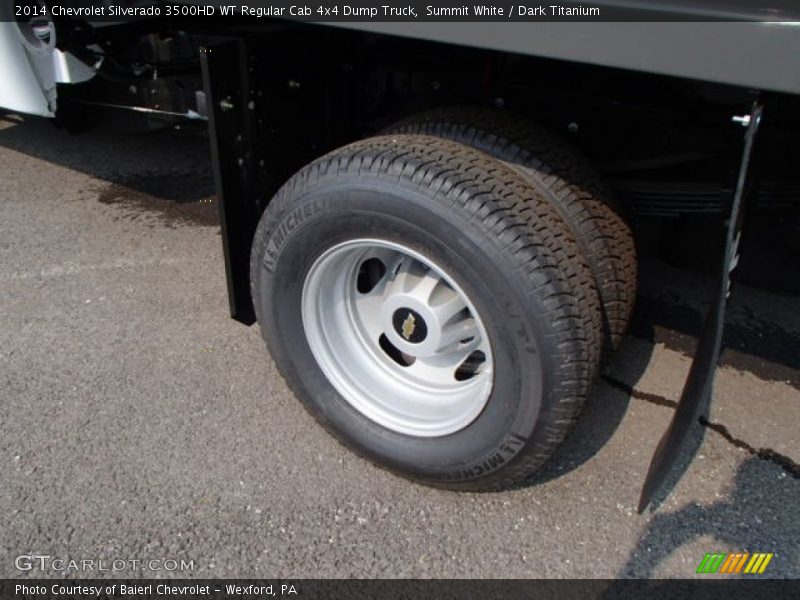  2014 Silverado 3500HD WT Regular Cab 4x4 Dump Truck Wheel