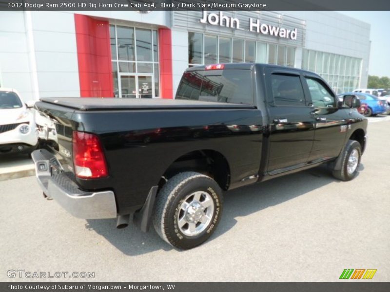 Black / Dark Slate/Medium Graystone 2012 Dodge Ram 2500 HD Big Horn Crew Cab 4x4