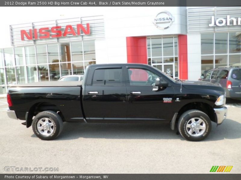 Black / Dark Slate/Medium Graystone 2012 Dodge Ram 2500 HD Big Horn Crew Cab 4x4