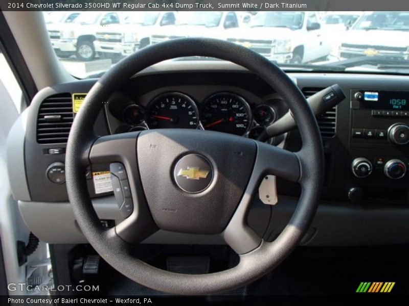  2014 Silverado 3500HD WT Regular Cab 4x4 Dump Truck Steering Wheel