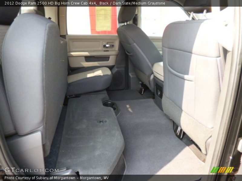 Black / Dark Slate/Medium Graystone 2012 Dodge Ram 2500 HD Big Horn Crew Cab 4x4