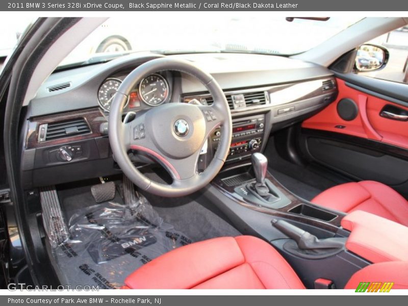  2011 3 Series 328i xDrive Coupe Coral Red/Black Dakota Leather Interior