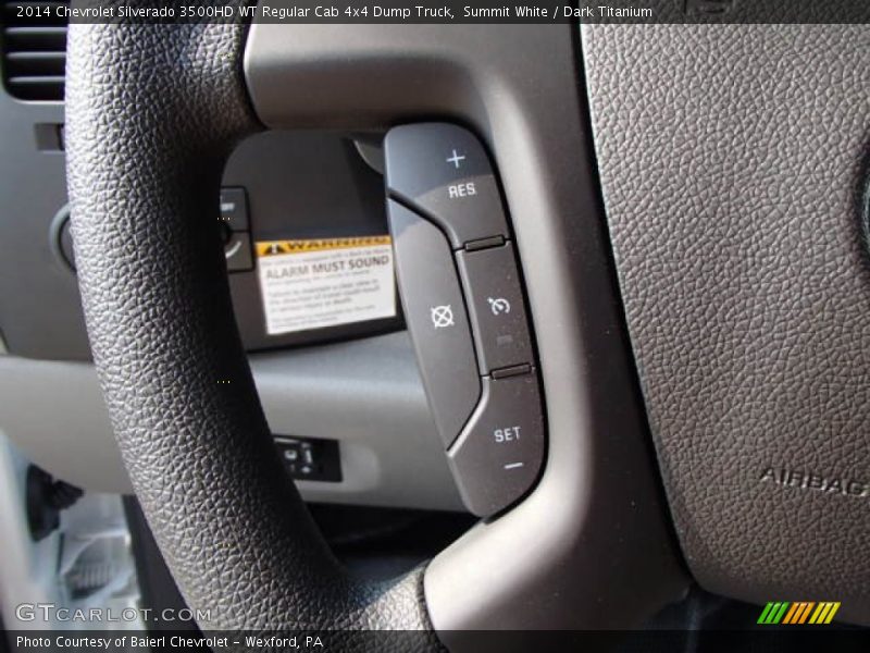 Summit White / Dark Titanium 2014 Chevrolet Silverado 3500HD WT Regular Cab 4x4 Dump Truck