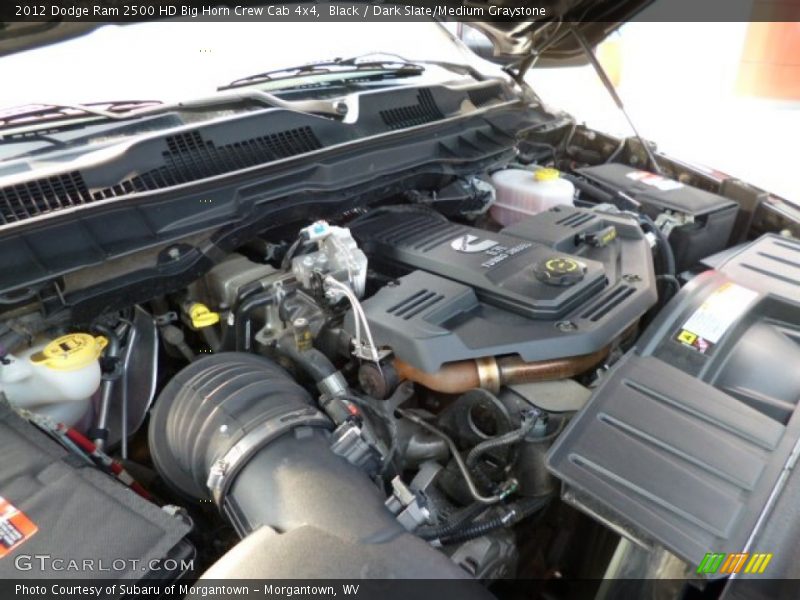 Black / Dark Slate/Medium Graystone 2012 Dodge Ram 2500 HD Big Horn Crew Cab 4x4