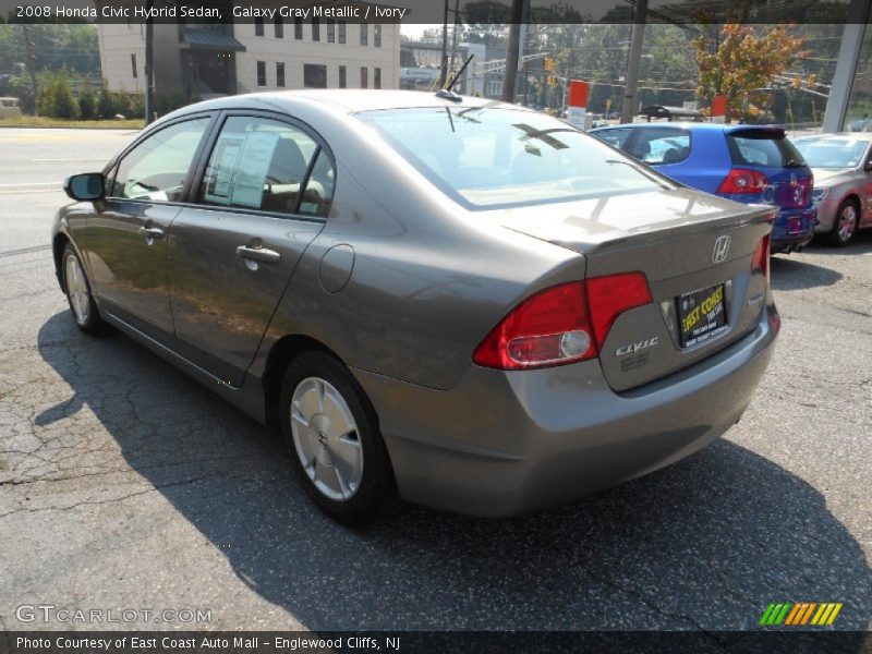 Galaxy Gray Metallic / Ivory 2008 Honda Civic Hybrid Sedan