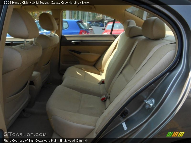 Galaxy Gray Metallic / Ivory 2008 Honda Civic Hybrid Sedan