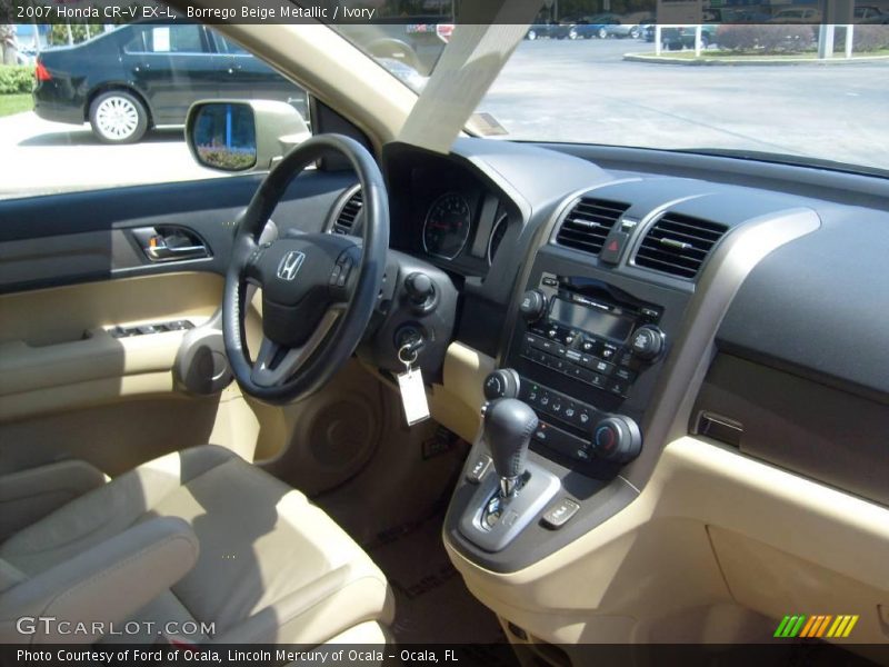 Borrego Beige Metallic / Ivory 2007 Honda CR-V EX-L