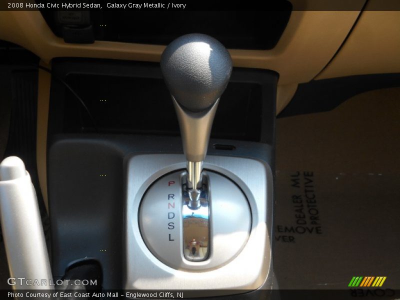 Galaxy Gray Metallic / Ivory 2008 Honda Civic Hybrid Sedan