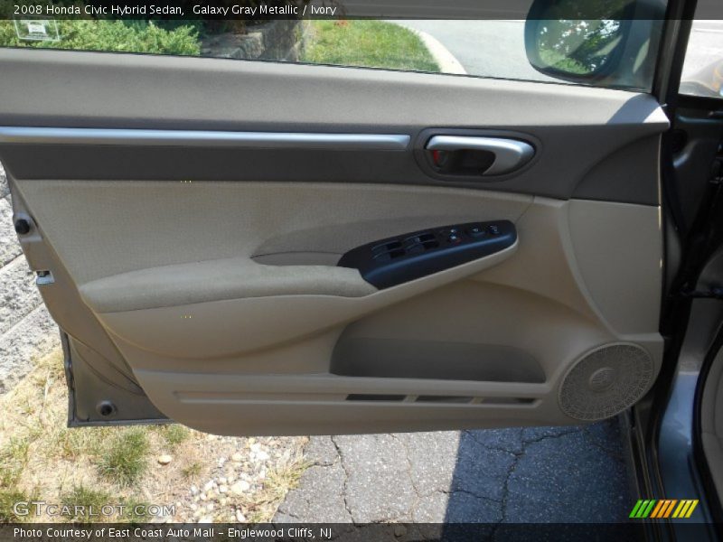 Galaxy Gray Metallic / Ivory 2008 Honda Civic Hybrid Sedan