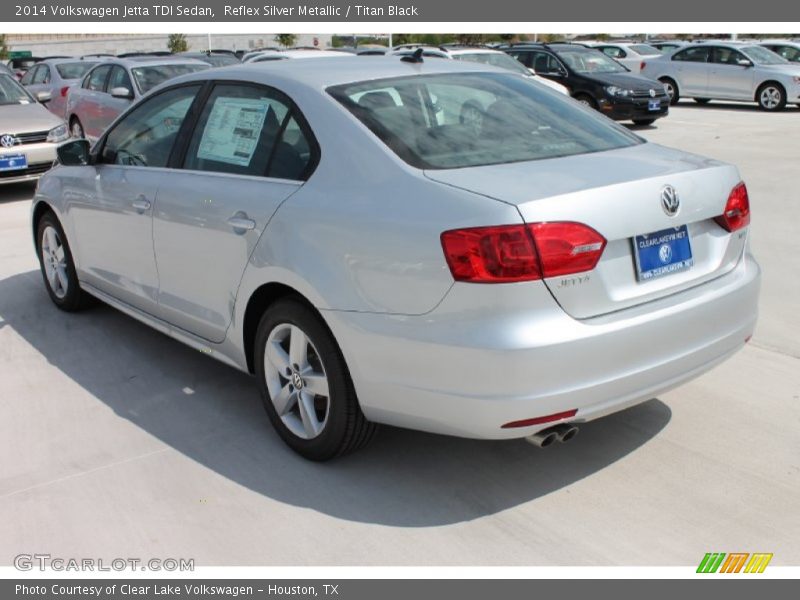 Reflex Silver Metallic / Titan Black 2014 Volkswagen Jetta TDI Sedan