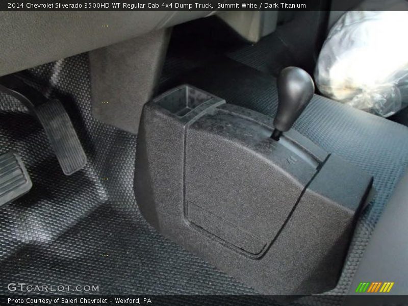 Summit White / Dark Titanium 2014 Chevrolet Silverado 3500HD WT Regular Cab 4x4 Dump Truck