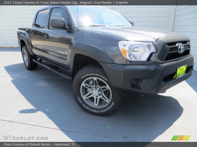 Magnetic Gray Metallic / Graphite 2013 Toyota Tacoma V6 Texas Edition Double Cab