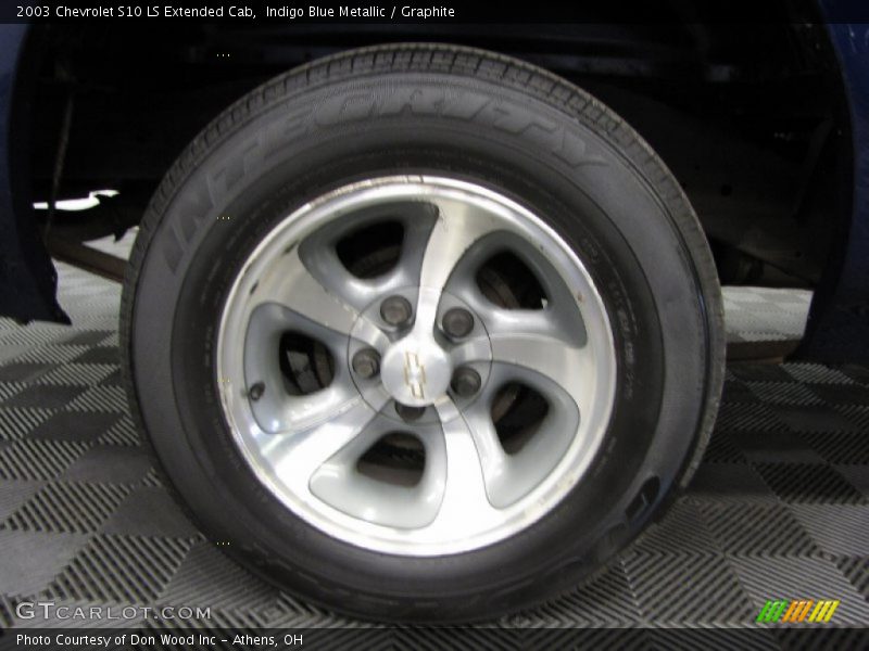 Indigo Blue Metallic / Graphite 2003 Chevrolet S10 LS Extended Cab
