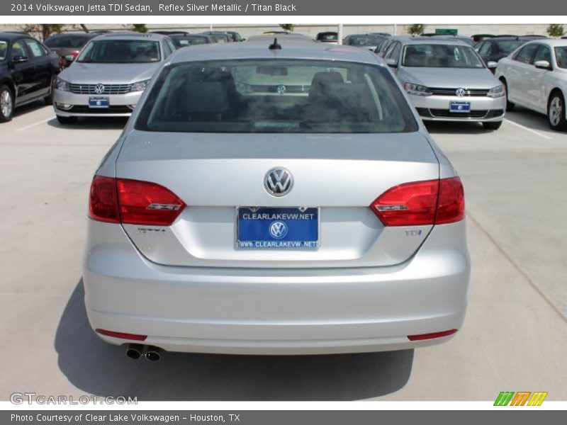 Reflex Silver Metallic / Titan Black 2014 Volkswagen Jetta TDI Sedan
