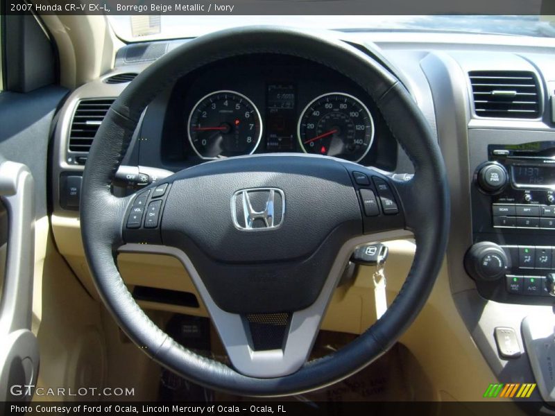 Borrego Beige Metallic / Ivory 2007 Honda CR-V EX-L