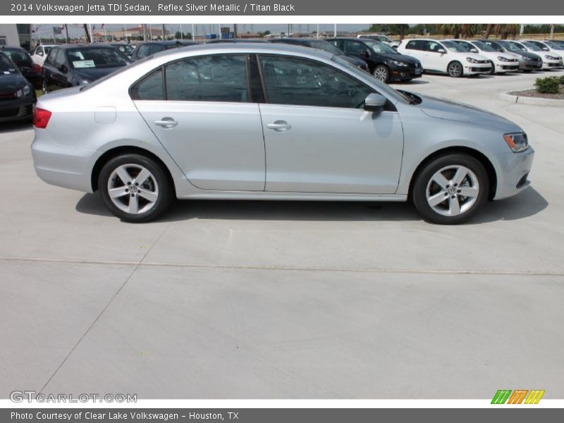 Reflex Silver Metallic / Titan Black 2014 Volkswagen Jetta TDI Sedan