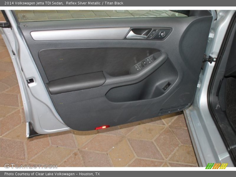 Reflex Silver Metallic / Titan Black 2014 Volkswagen Jetta TDI Sedan