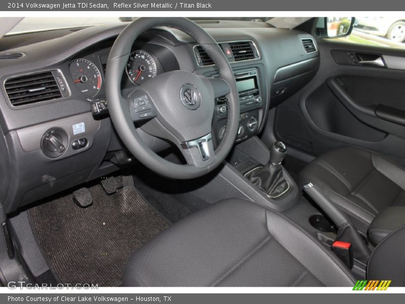 Reflex Silver Metallic / Titan Black 2014 Volkswagen Jetta TDI Sedan