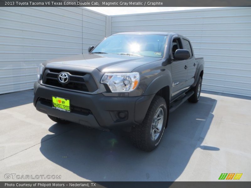 Magnetic Gray Metallic / Graphite 2013 Toyota Tacoma V6 Texas Edition Double Cab