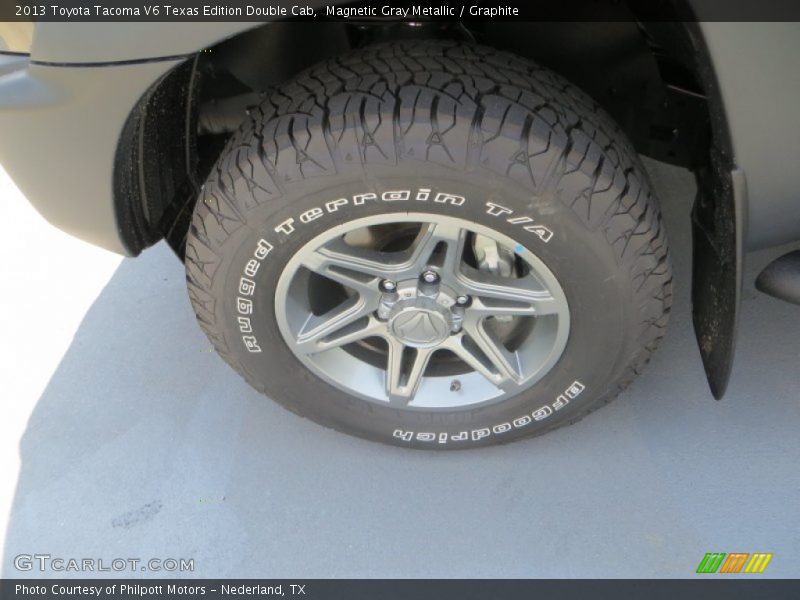 Magnetic Gray Metallic / Graphite 2013 Toyota Tacoma V6 Texas Edition Double Cab