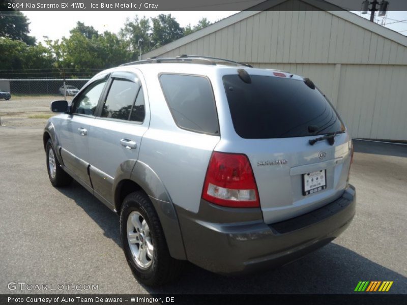 Ice Blue Metallic / Gray 2004 Kia Sorento EX 4WD