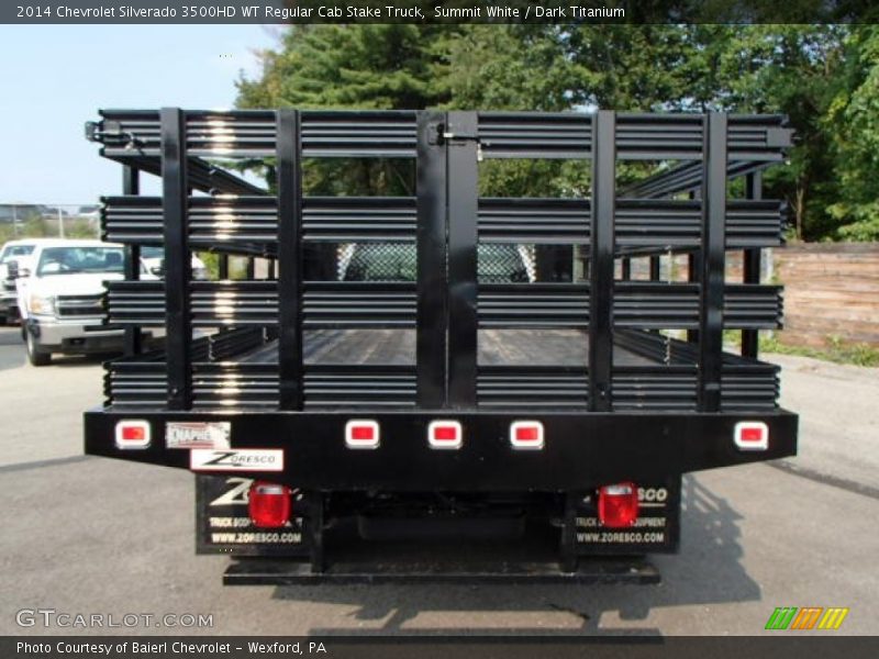 Summit White / Dark Titanium 2014 Chevrolet Silverado 3500HD WT Regular Cab Stake Truck