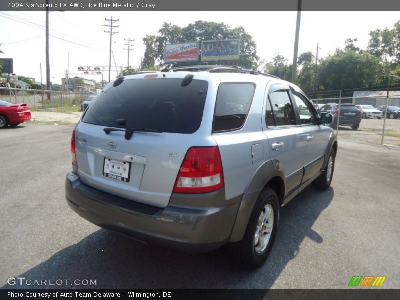 Ice Blue Metallic / Gray 2004 Kia Sorento EX 4WD