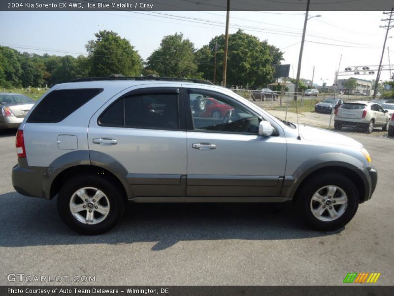 Ice Blue Metallic / Gray 2004 Kia Sorento EX 4WD