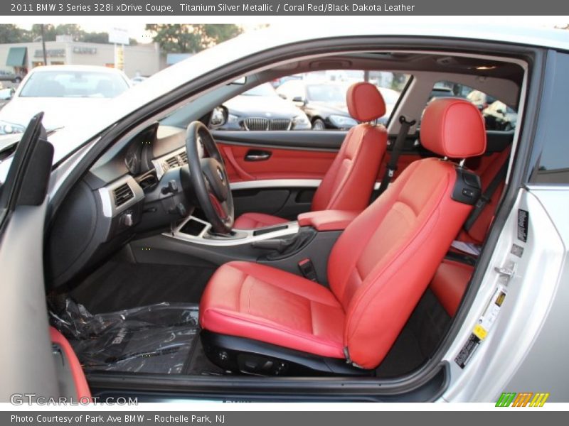  2011 3 Series 328i xDrive Coupe Coral Red/Black Dakota Leather Interior