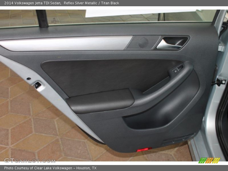 Reflex Silver Metallic / Titan Black 2014 Volkswagen Jetta TDI Sedan