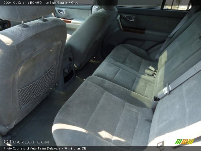 Ice Blue Metallic / Gray 2004 Kia Sorento EX 4WD