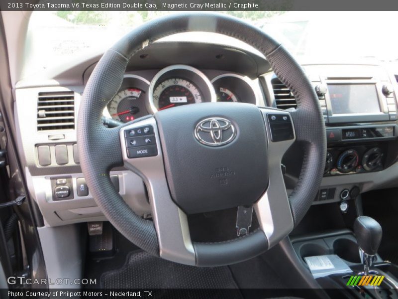 Magnetic Gray Metallic / Graphite 2013 Toyota Tacoma V6 Texas Edition Double Cab