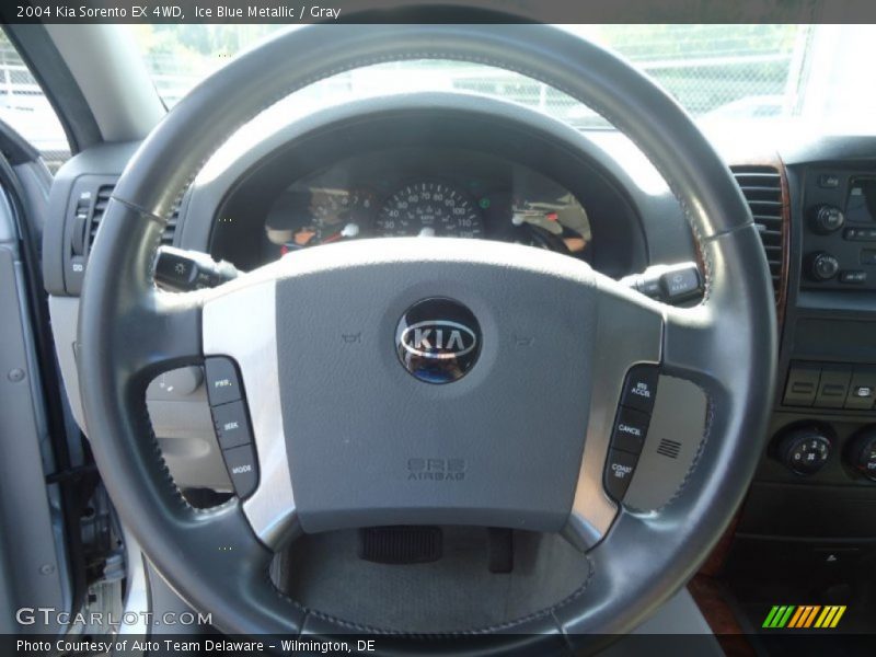 Ice Blue Metallic / Gray 2004 Kia Sorento EX 4WD