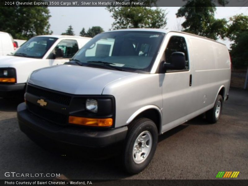 Silver Ice Metallic / Medium Pewter 2014 Chevrolet Express 3500 Cargo WT