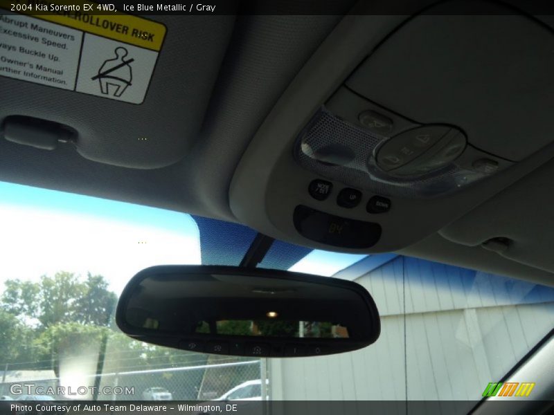 Ice Blue Metallic / Gray 2004 Kia Sorento EX 4WD